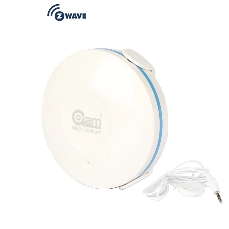 Top Z-Wave Flood Sensor, Smart Home Automation, ZWave Sensor de vazamento de água com sonda remota, resistente à água