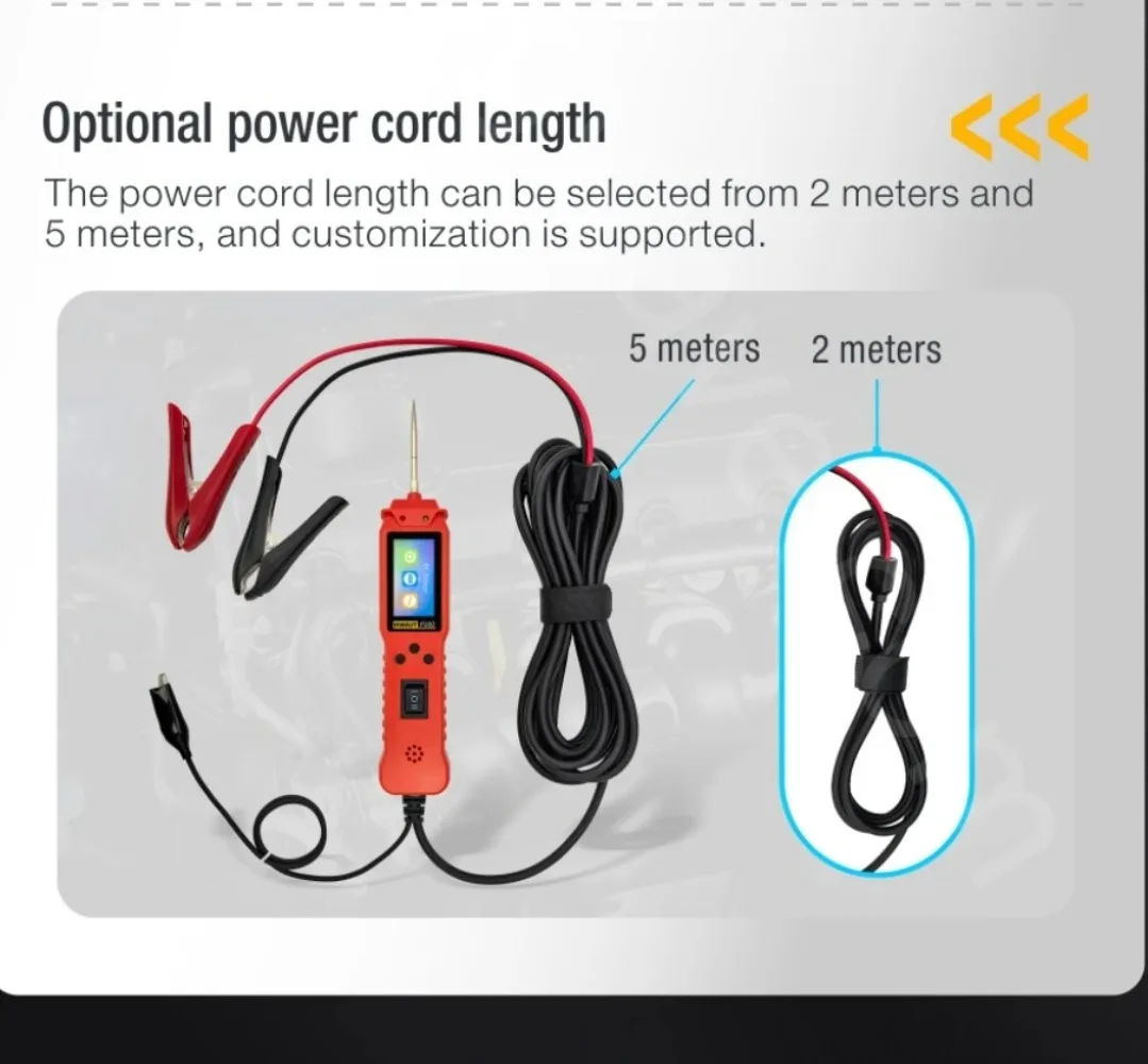 P200 circuit tester oscilloscope multimeter test light load tester car scanner frequency pen