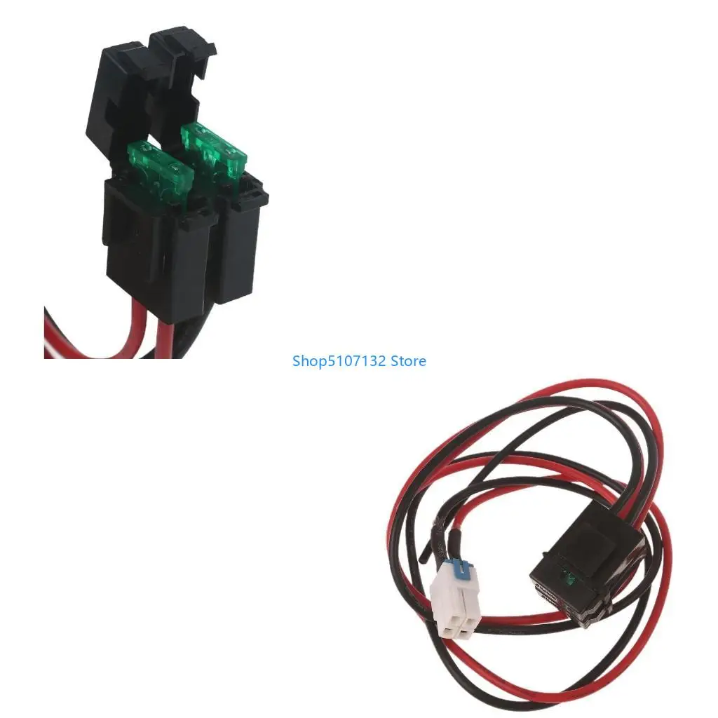 87HD ความยาว 100 ซม. 4PIN 12AWG สำหรับสายไฟ สำหรับสำหรับ IC-7100 IC-7300 IC-