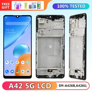 Bilashmart 6.6'' A42 5G TFT Display Screen Samsung Galaxy A42 5G A426 A426B A426U A426N Lcd Display Touch Screen Digitizer Replacement