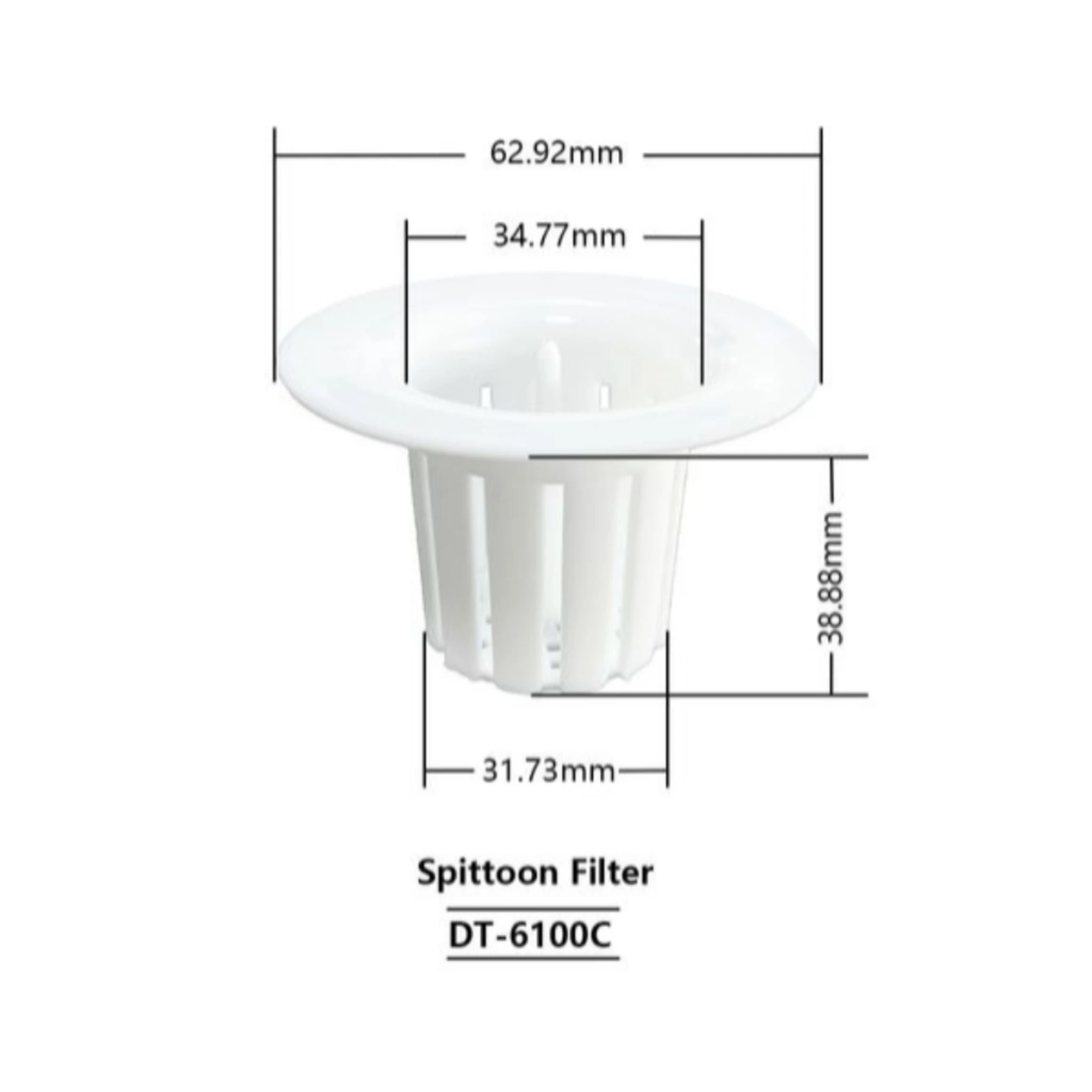 10PCS Disposable Filter for spittoon fit Suntem Anle dental chairs Plastic Ceramic integration spittoon basin  dentist tools view 5