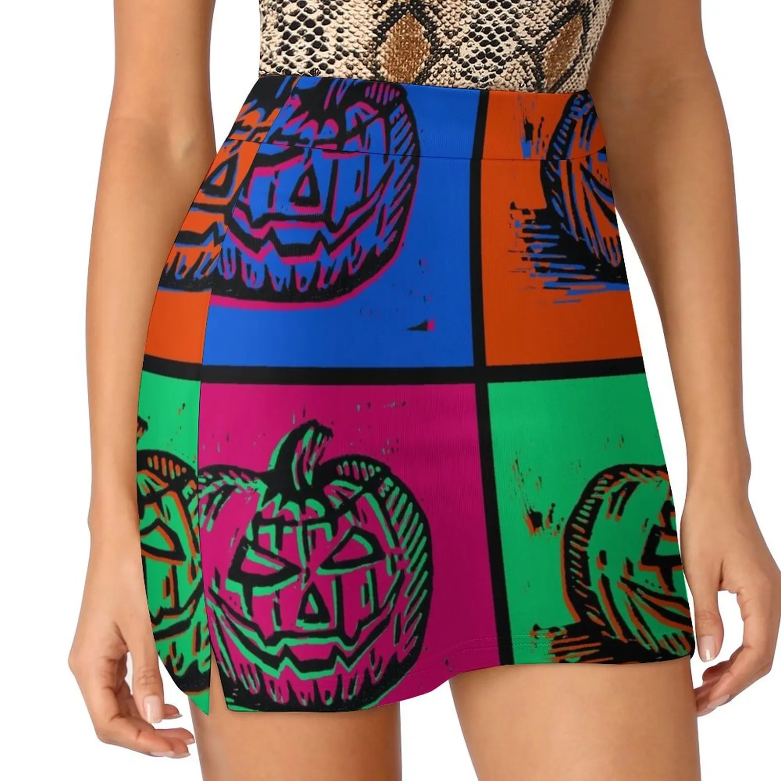 

Pop Art Pumpkins Mini Skirt women clothing 2025 new arrivals summer skirts