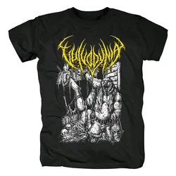 Heavy Mental Band Vulvodynia T-shirt Mens Cotton Tshirt Music Graphic Tee-shirt Harajuku Punk Skateboard Streetwear T Shirts