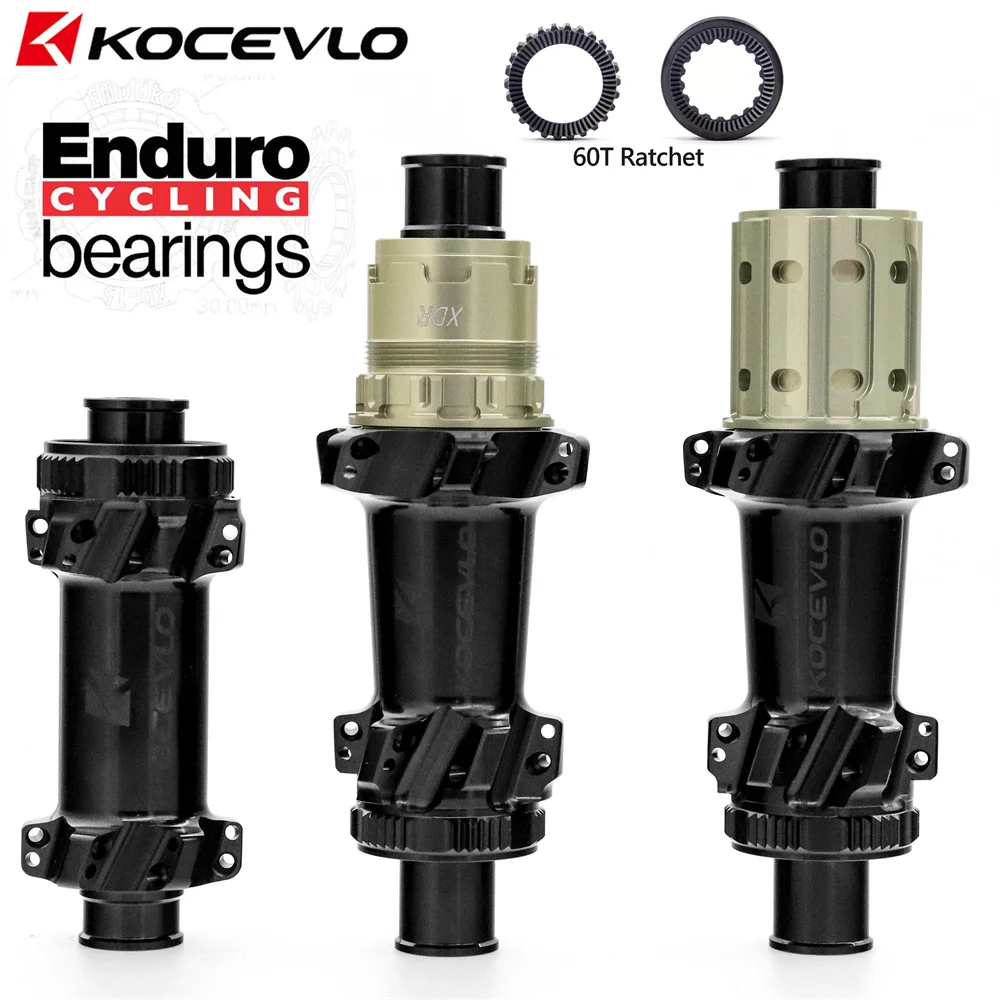 

KOCEVLO Road DISC Brake Star Ratchet hub Straightpull 100x12/142x12mm 24 hole ultra Light 270g Road 60T Ratchet Hubs ENDURO