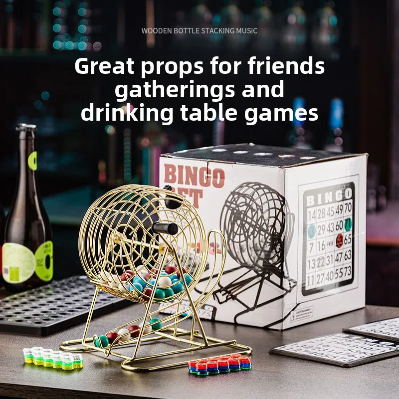 Bingo Lottery Shaker Spinning Game Machine Manual Prize-Drawing Device 6 Inches Plastic Metal Cage Adding Fun Atmosphere