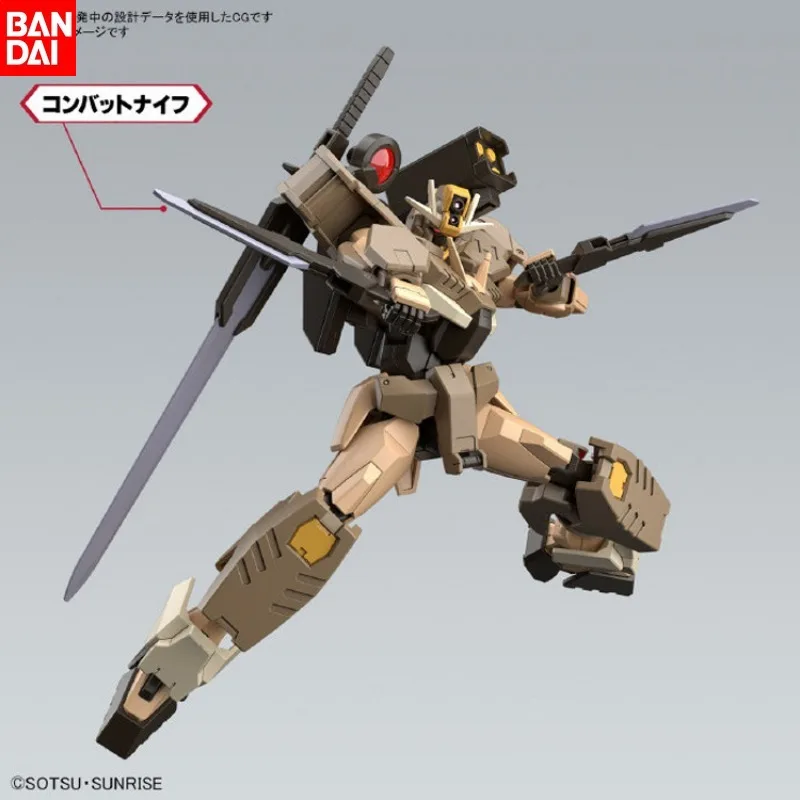 BANDAI Gundam HG 1/144 00 Quantum Gundam Commander Model Figures Desert Type Battle Metaverse Assembly Model Figures Decoration