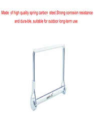 Spring Carbon Steel Square Shaft Locking Lock Pin Safety Coupler Retainer Farm Trailers Wagons Auto Trailer Insurance Buckle Pin