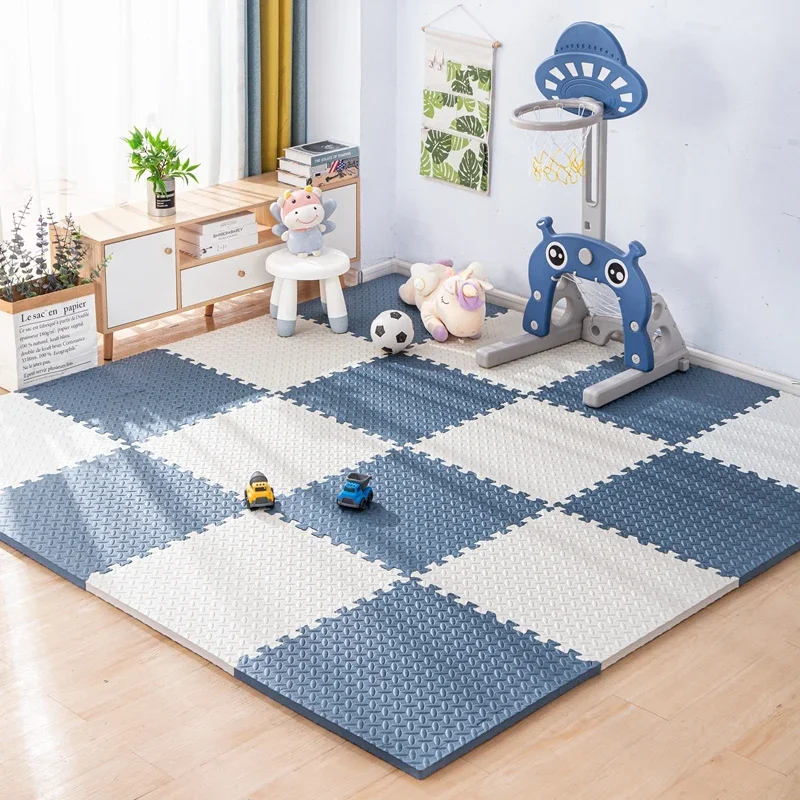 16Pcs Puzzle Fitness Mat, Eva Interlocking Foam Floor Tiles for Home Gym, Home Gym Equipment Mat, Non-Slip Floor Mat for Kids