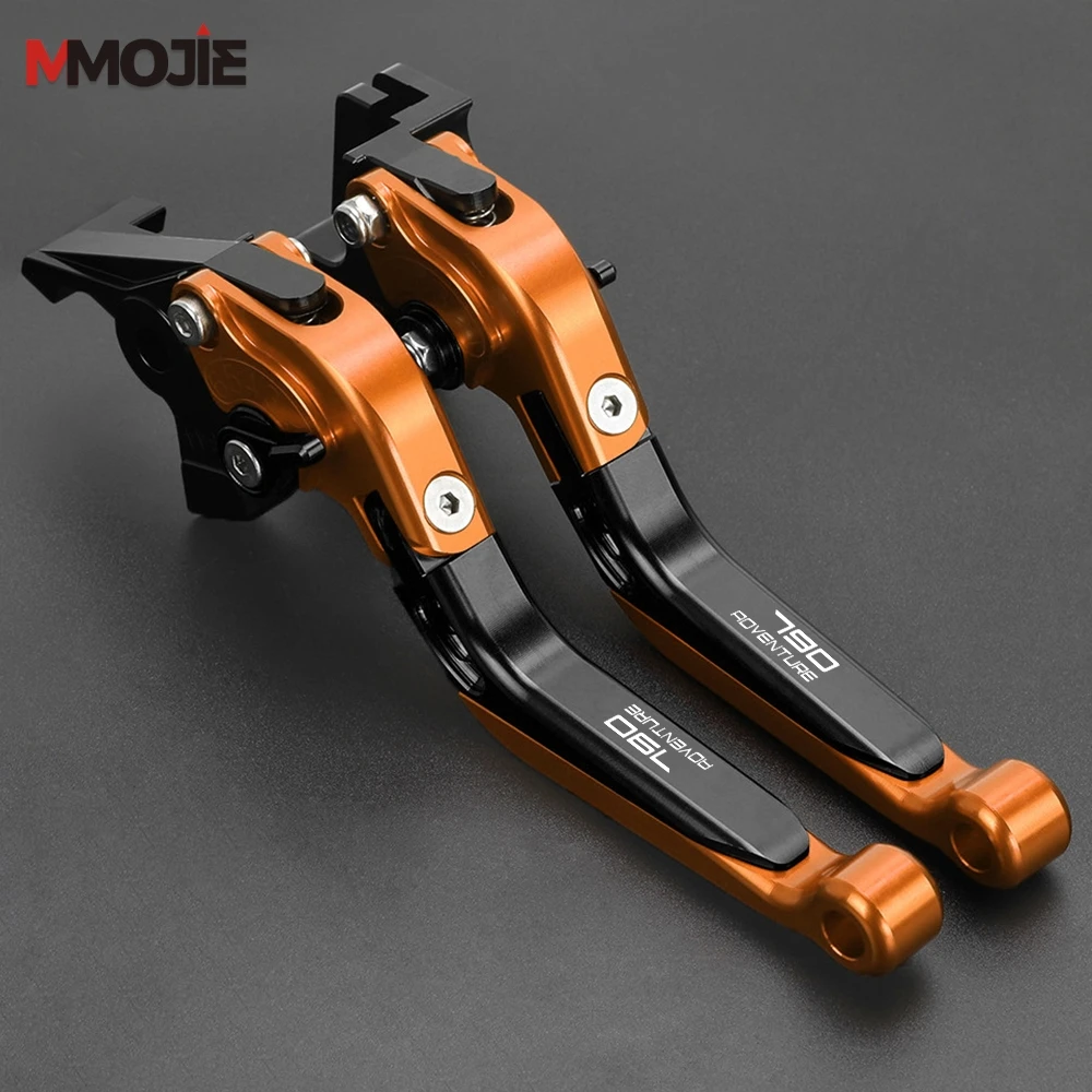 KTM 790ADVENTURE S 2017-2020 790ADVENTURE/S 접이식 브레이크 클러치 레버 오토바이 7/8'' 22mm 핸들바 핸들 그립 엔드