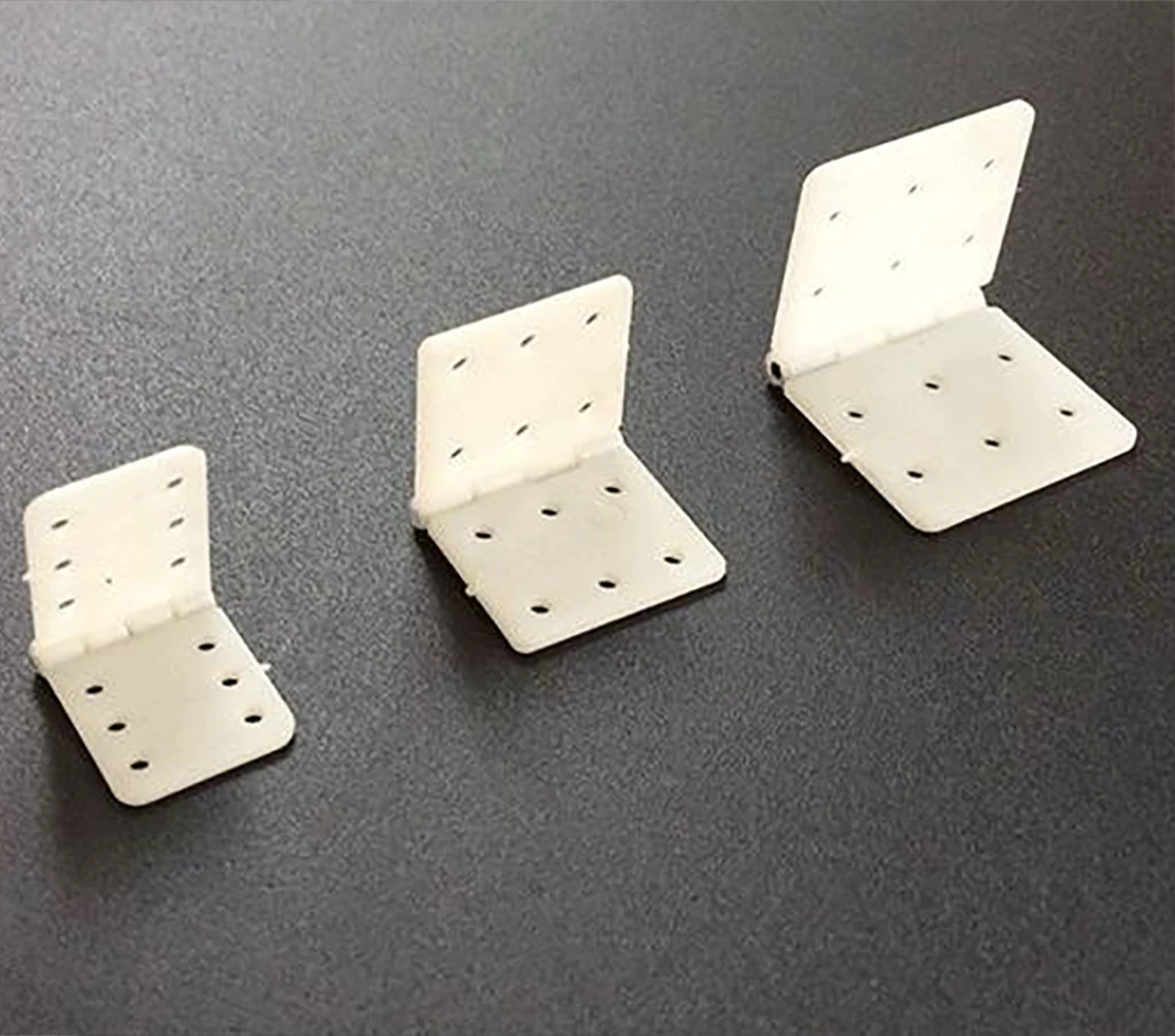 White Nylon Hinge Pinned Hinge 12x24mm 16x29mm 20x36mm For RC Airplane Plane Parts DIY Model Replacement