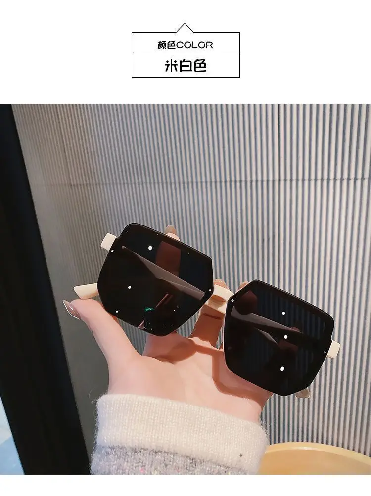 Große Rahmen Vintage Sonnenbrille Frauen Männer Marke Quadrat Sonnenbrille Retro Brillen Goggle für Männlich Weiblich Polygon Sonnenbrille ﻿ ﻿ – Detail 7
