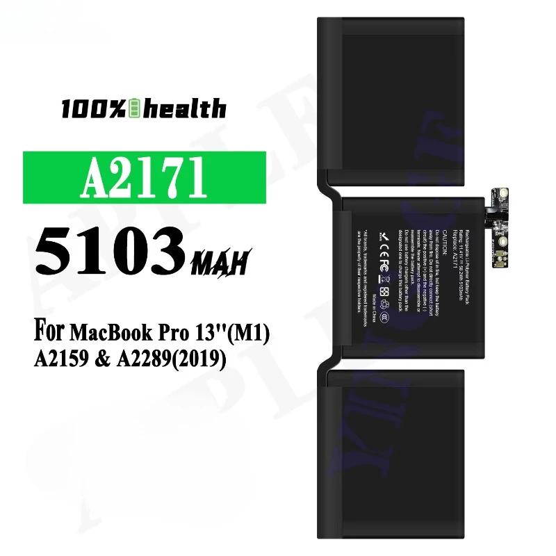2026 New A2171 Laptop Battery For MacBook Pro 13
