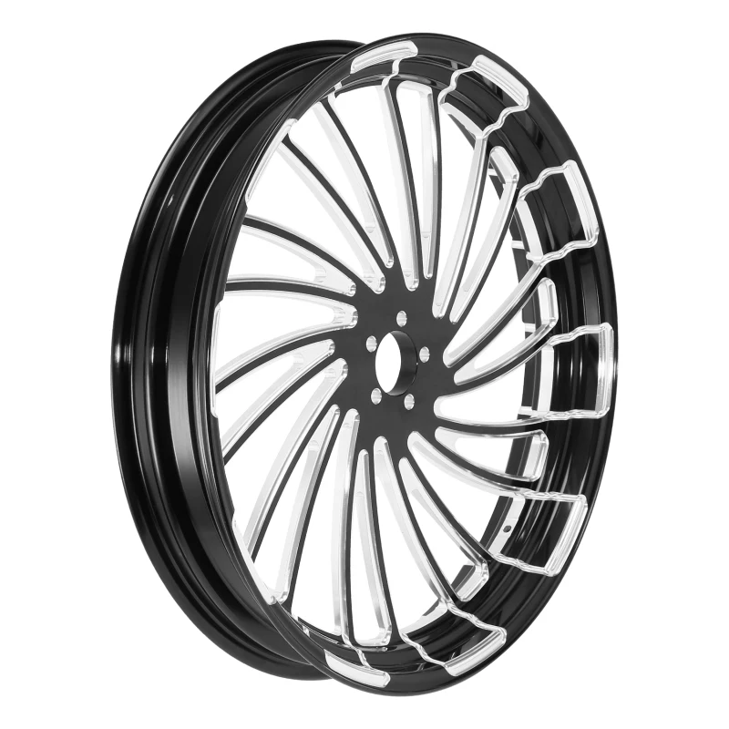 CNC 32"x3.5'' Front Wheel Rim Dual Disc Hub Set Fit for Touring Road King Street Glide Electra Glide 1997-2020 2