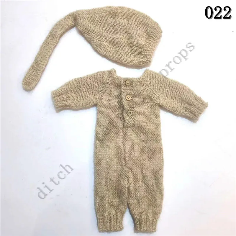 Newborn Photography Props Mohair Jumpsuit