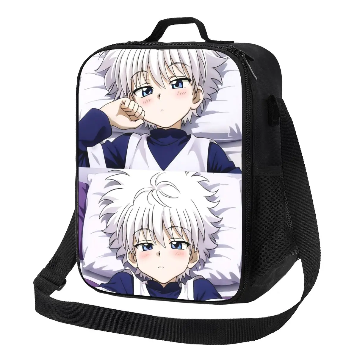أنيمي هنتر X هنتر أكياس الغداء معزول بينتو صندوق مقاوم للماء حقيبة حمل الغداء أكياس نزهة حقيبة حرارية للمرأة طالب السفر