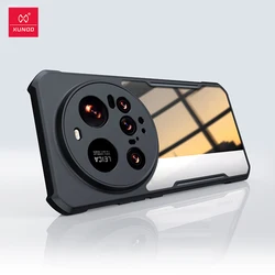 Xundd Case For Xiaomi 15 Ultra Airbag Anti-drop Shell,Camera Protection PC+TPU Back Stripe Transparent Anti-fingerprint Cover