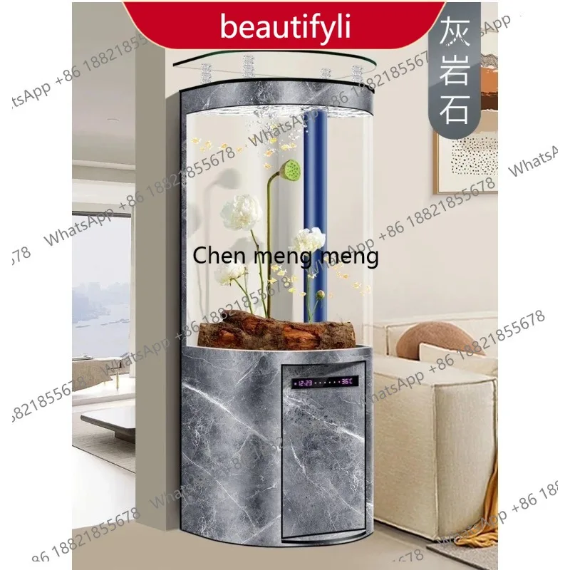 

Полукруглый аквариум M53 из цельного стекла с вертикальным фильтром, устанавливаемый на дно, для ленивой подмены воды.