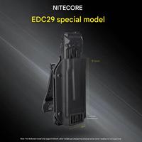 NITECORE EDC29 flashlight Holster pouch Pocket Light EDC  Keychain Camping torch hiking lantern