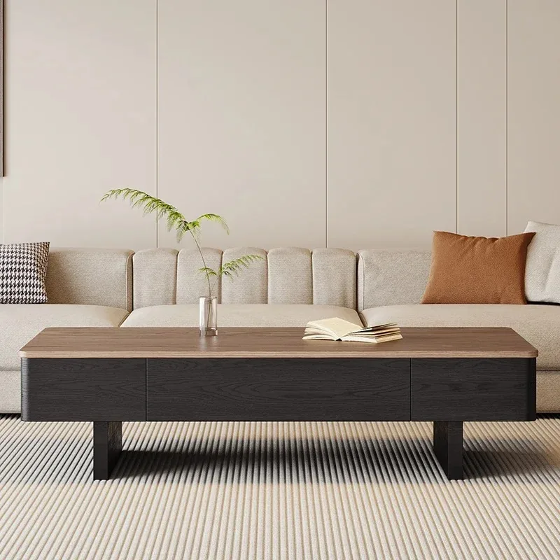 Beauty Large Size Coffee Table Elegant Storage Service Dinner Coffee Tables Modern Wooden Kaffee Tische Living Room Decoration