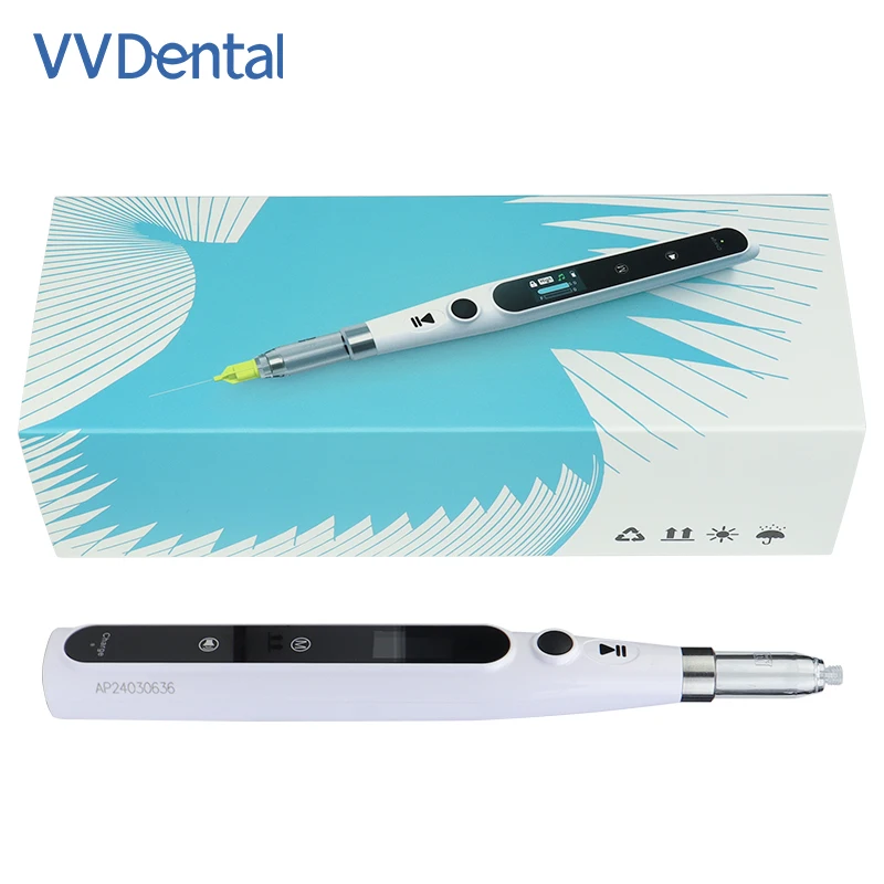 Dental Anesthesia Injector Pen Painless Local Anesthesia Syringe Vet Anesthesia with Operatable LCD Display Dental Clinic Tool