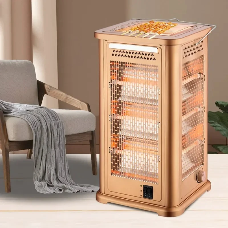 

Creative Small Roasting Stove, Solar Heater Outdoor Barbecue, Patio Heaters Tent Heating, Household Five Sided Heater Gl