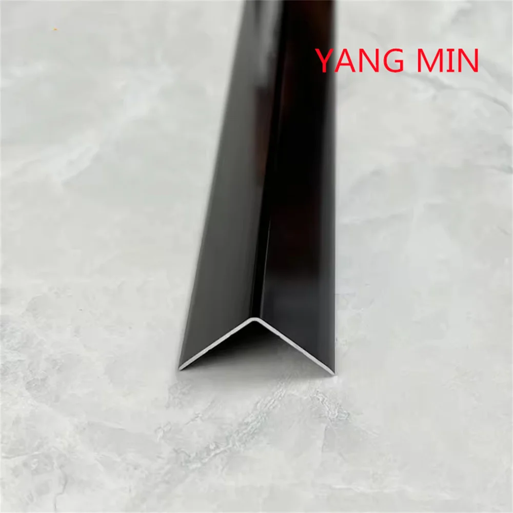 

2.5m/pcs high quality Anti corrosion V shaped tile trim side corner metal aluminum strips for tile edge trim