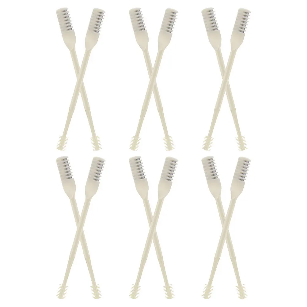 12 قطعة مقص شعر الأنف للنساء والرجال دليل الأنف الشعر المتقلب المحمولة أداة تشذيب الأنف تصميم مزدوج لسهولة آمنة