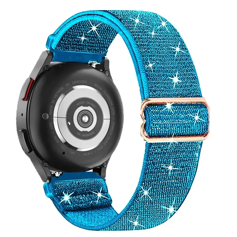 Shiny Pride Band For Samsung Galaxy Watch 6 4-5 pro-3-4 classic-Active 2 Elastic bracelet huawei watch gt 2-3-4 20mm 22mm Strap