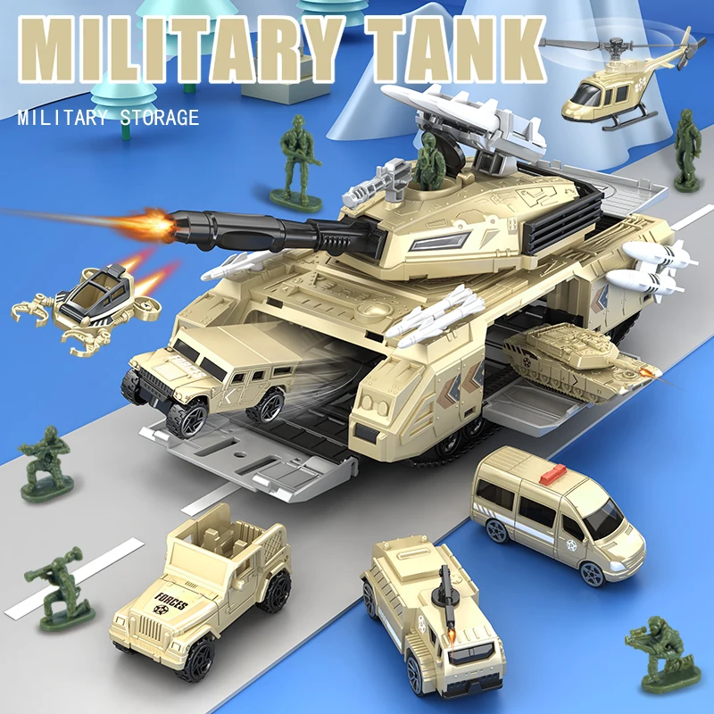 

Tank Model Toy Set with Action Figures, Airplane, Tank, and Helicopter Toys, Vehicle Accessories and Minifigures, Suitable for Boys and Girls Aged 3-6, Perfect Gift for Birthdays, Halloween, Christmas, Thanksgiving, and New Year