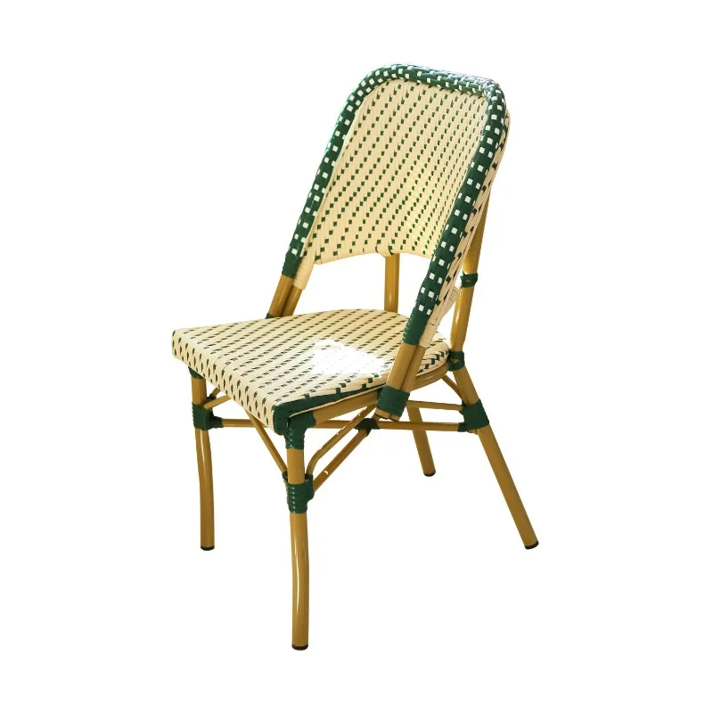 Outdoor rattan chair living room dining chair balcony lounge chair