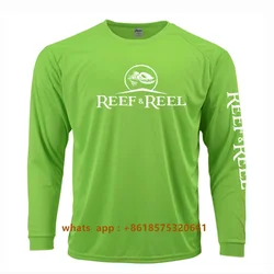 Men's Fishing Shirts Long Sleeve Performance Fishing Shirt Men Sun Protection T-Shirt Quick-Dry Breathable Soft USA Clothing
