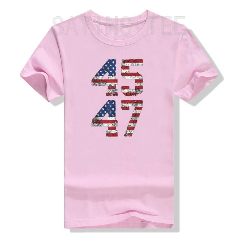 45 47 Donald Trump 2024 Take America Back Election - The Return T-Shirt Funny Pro-Trump Fans Tee Tops 4th of July Costume Gifts