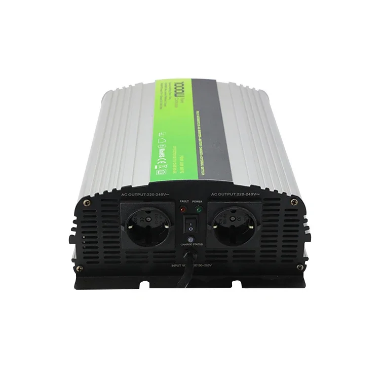 محولات ومحولات الطاقة الشمسية لموجة جيبية نقية 1000 وات UPS مع شاحن 15 أمبير #3