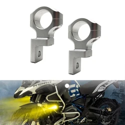 1 Pair Motorcycle LED Auxiliary Fog Light Bracket Mount 25mm Bumper Spotlight Bracket For BMW For HONDA For Yamaha For Suzuki