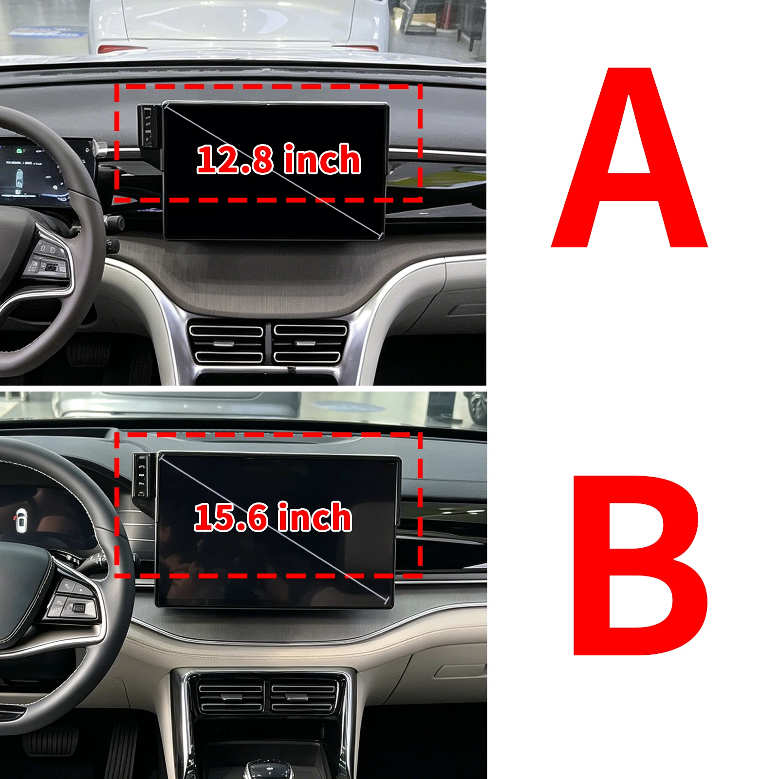for BYD Seal U Song Plus DM-i/EV 2023-2026 2027 LHD 12.8 /15.6inch Dashboard Phone Mount Car Bracket Simple Setup