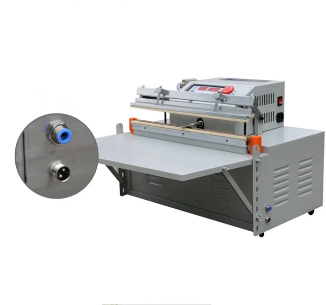 

500 Type Vacuum Sealing Machine Industrial Automatic Fresh Meat Vegetable Rice Vaccum Packaging Machine