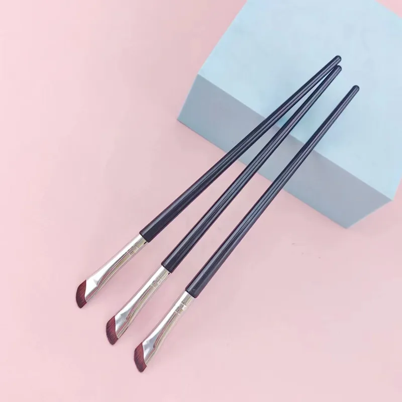 3 uds nueva línea de cepillo ultrafino línea de labios cepillo de línea de cejas corrector cepillo de ojos labio contorno de cejas corrector de ojos pinceles de maquillaje