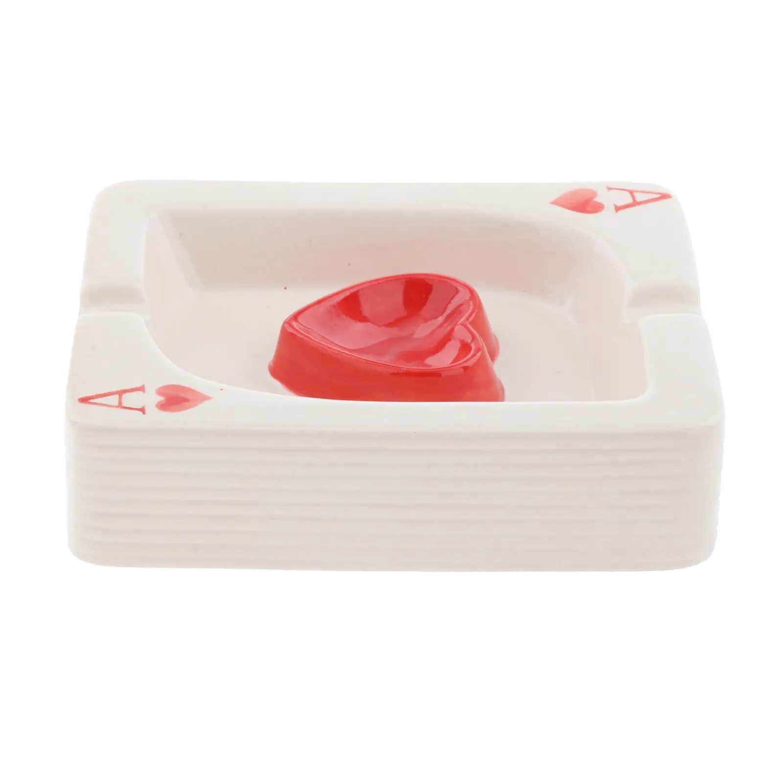 Creative Ceramic Cigarette Ashtray Tabletop Modern Ashtrays Poker Cigar Ashtray