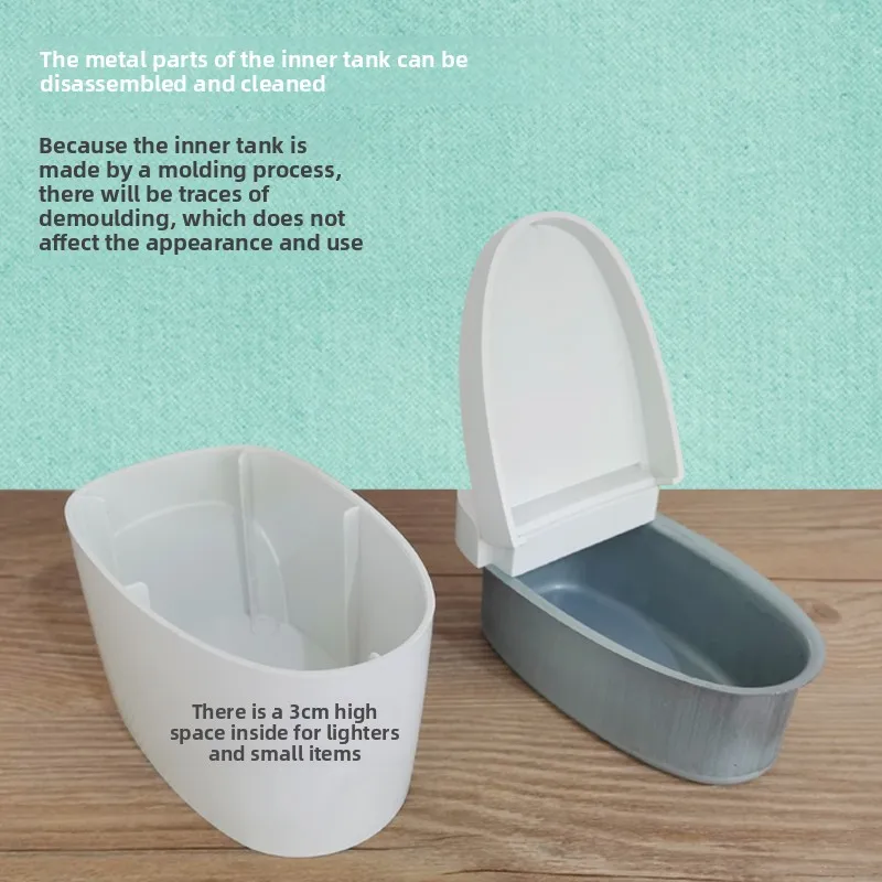 Simulatie Mini Smart Toiletbril Decoratie voor 1/10 RC Crawler Auto TRX4 Defender Bronco AXIALE SCX10 RC4WD D90 Wraith Speelgoed Onderdelen