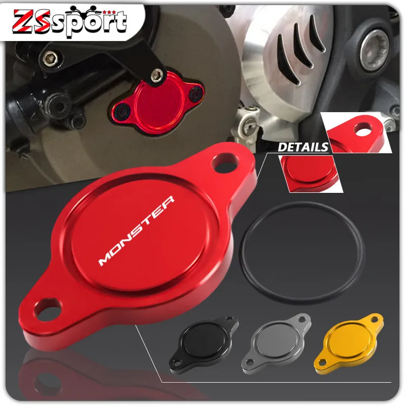 2024 High Quality Motorcycle Accessories CNC Engine Oil Filter Cover Cap For MONSTER Monster 1100 1100S 1200 1200S 696 821 937