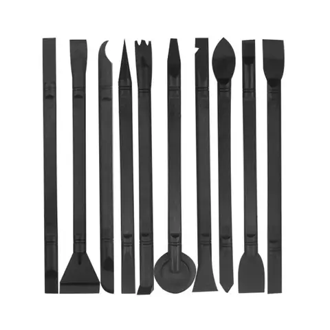 10 pièces/ensemble plus récent 10 en 1 pied de biche en plastique démontage Spudger Kit d'outils d'ouverture pour téléphone portable ordinateur réparation outils d'ouverture