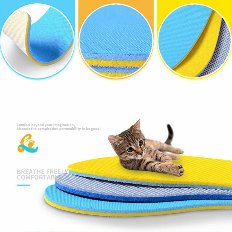 Elastic insole Sweat Breathable Sports Insoles Man And Woman For Snearks Inserts & Insoles foot care Deodorant Accessories