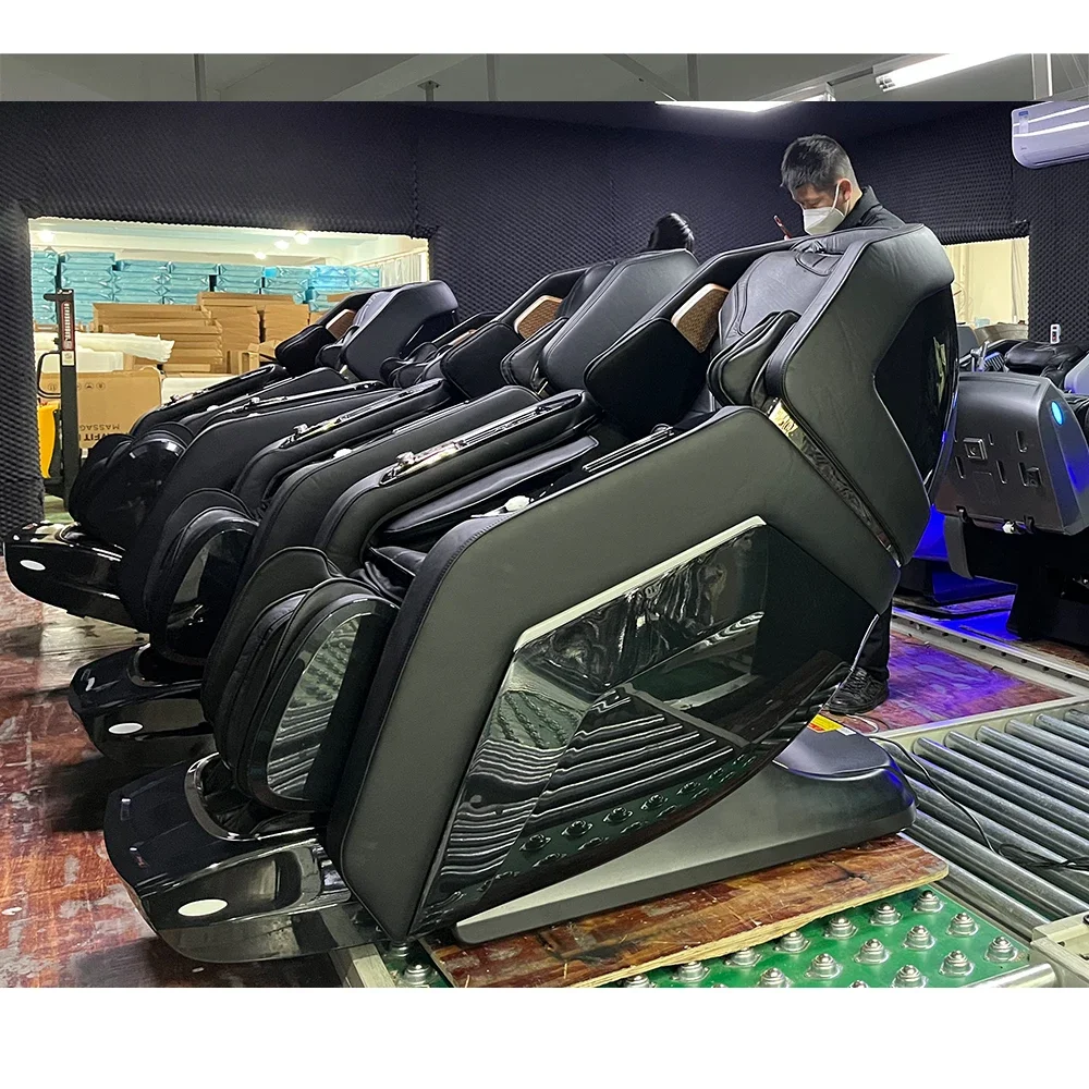 

L For EBSO Electric Massage Chair Full Body Massager 4D Massage Chair 4d Zero Gravity Luxury Dropshipping Q