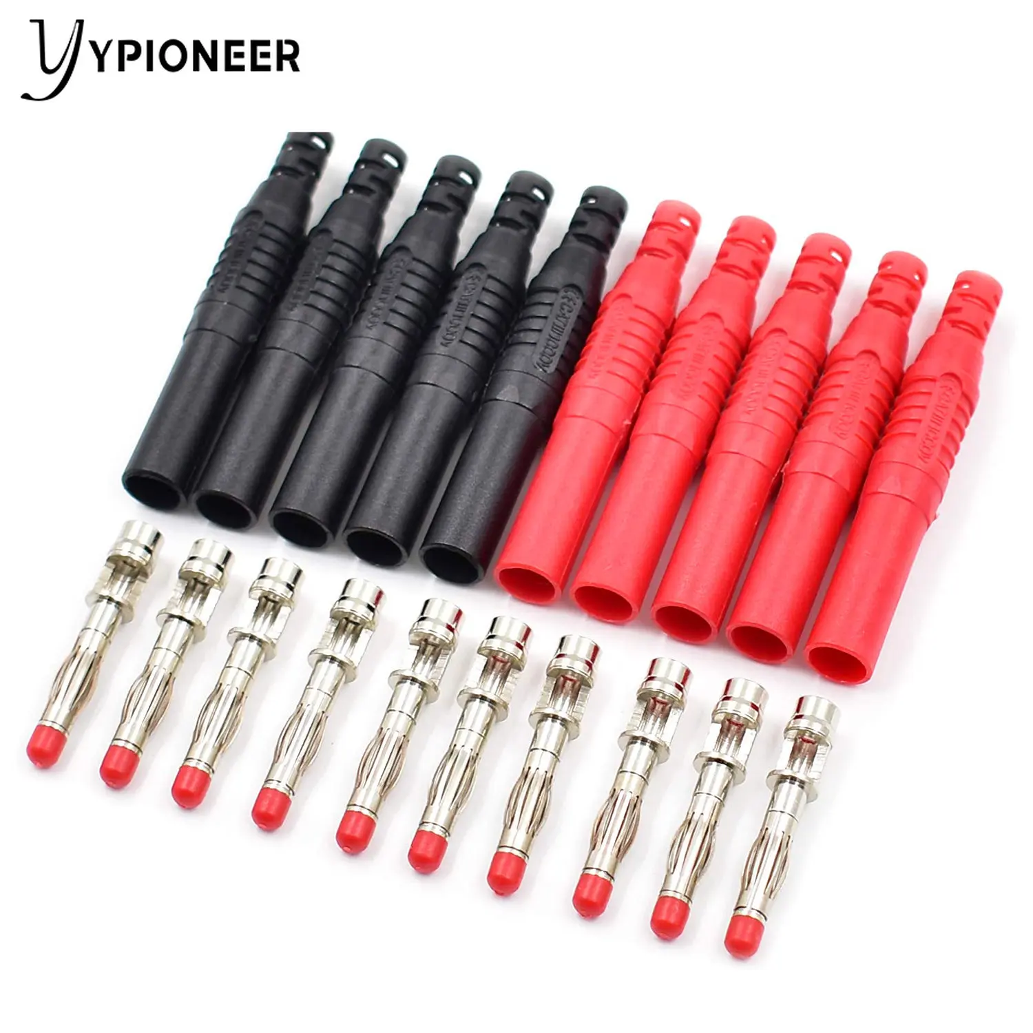 YPioneer-مقابس موز معزولة P3013 ، موصلات لحام DIY ، محولات اختبار كهربائي ، 4 مللي متر