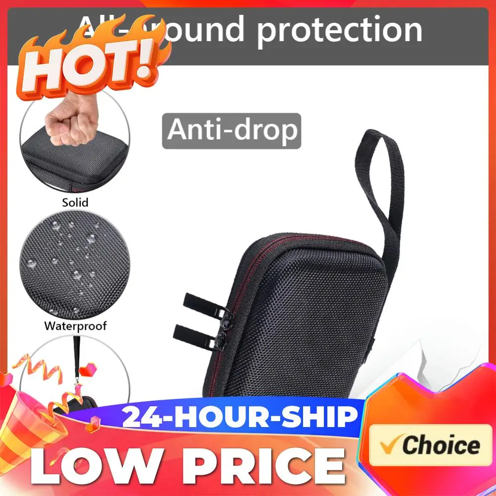 

Жесткий чехол из ЭВА, противоударная дорожная сумка для хранения, защита от царапин, с сетчатым карманом и ручным ремешком для портативного SSD-накопителя Samsung T7 Shield/T9