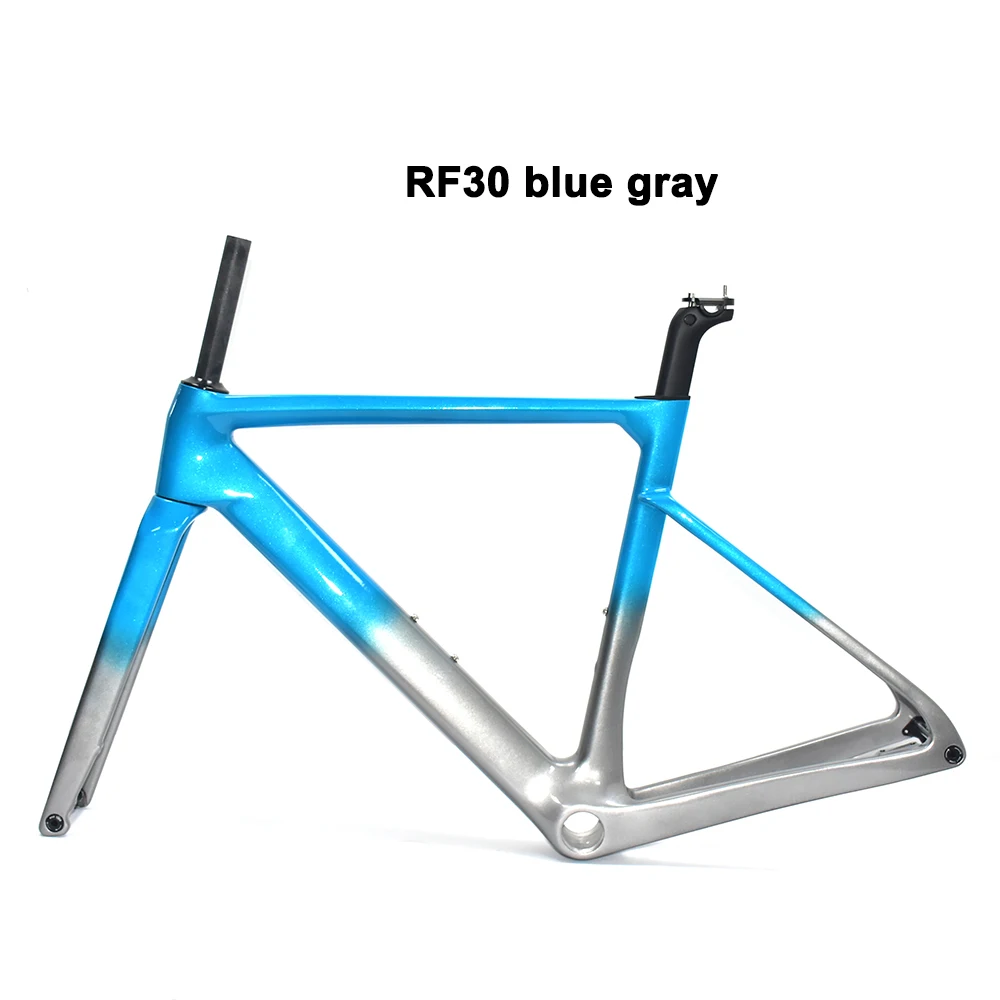 

Carbon Road Bike Frame, Full Hidden Cable Line Frame,T47 Bottom Bracket, Disc Brake Frameset, 700C * 32mm Wheel for Racing, 2024