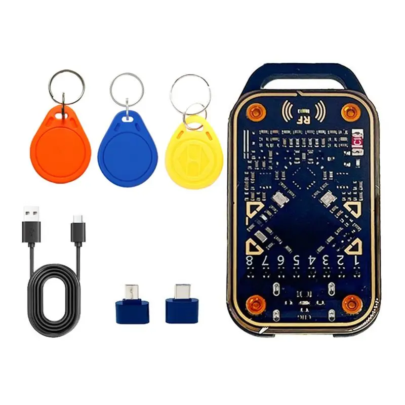 

ABVO-Restart Chameleon Ultra ID IC Decode Smart Chip Reader+5200/UID CUID Keychain RFID NFC Duplicator Smart Card Emulator