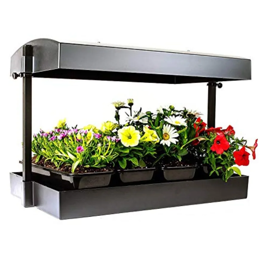 

Светодиодный светильник для растений Grow Light Garden Black, полный спектр, энергоэффективный, для домашнего садоводства, 20000 люмен, регулируемая высота.