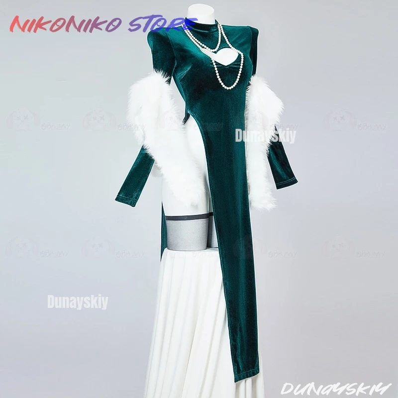 ‌ ‌ ‌ Fubuki من أنيمي ONE PUNCH-MAN Fubuki شيونغسام تأثيري حلي المرأة مثير Velet المرأة الملابس الداخلية فستان مجموعة