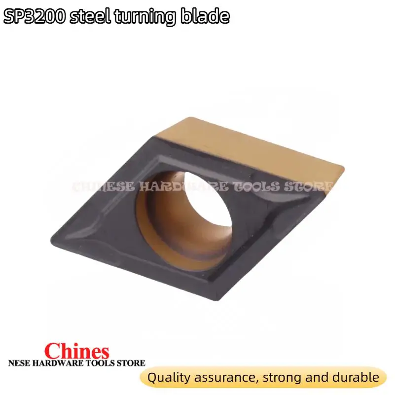 Comme que l'insert de tournage en acier abrasif DCMT11T304-MP SP3200 convient à l'usinage de pièces en acier doux